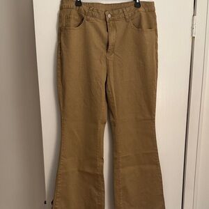 SHEIN Brown Boot Cut Jeans